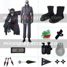 Naruto Aburame Torune Uniform Cloth Cosplay Costume set
