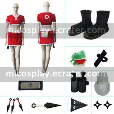 Naruto Sakura Haruno Cosplay Costume set from Naruto