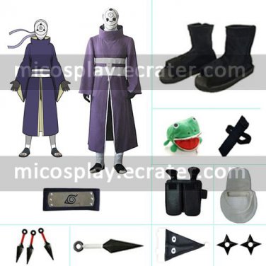 Naruto Uchiha Madara Rinnegan Cosplay Costume set
