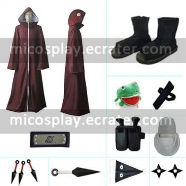Naruto Yakushi Kabuto Implanting Orochimaru Cosplay Costume set