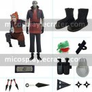 Naruto Yamanaka Fu Uniform Cloth Cosplay Costume set