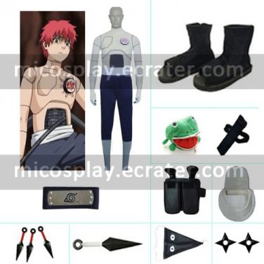 Sasori Halloween Cosplay Costume set from Naruto