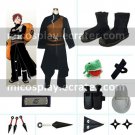 Shippuden Gaara Halloween Cosplay Costume set from Naruto