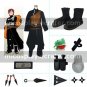 Shippuden Gaara Halloween Cosplay Costume set from Naruto