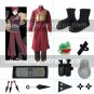 Shippuden Gaara Red Halloween Cosplay Costume set from Naruto