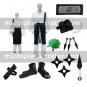 Shippuden Hyuuga Neji Halloween Cosplay Costume set from Naruto
