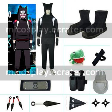 Shippuden Kankuro Halloween Cosplay Costume set from Naruto
