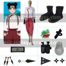 Shippuden Tenten Halloween Cosplay Costume 2 set from Naruto