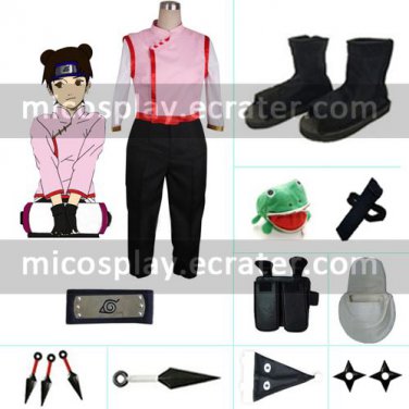 Shippuden Tenten Halloween Cosplay Costume set from Naruto