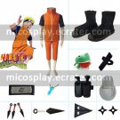 Shippuden Uzumaki Naruto Adult Halloween Cosplay 1st Costume from Naruto
