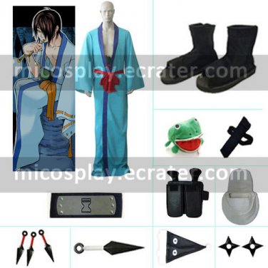 Six-Tailed Slug Utakata Cosplay Costume set from Naruto