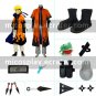 Uzumaki 6th Hokage Halloween Cosplay Costume set from naruto