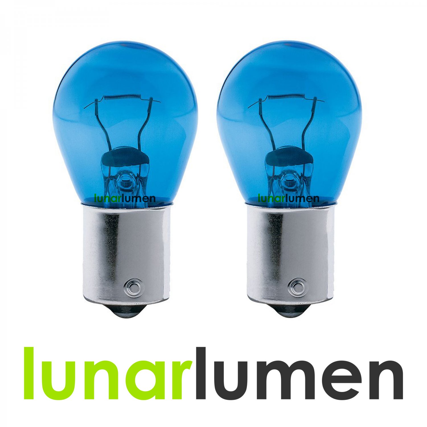 2 x Lunar Lumen 1156 Super White 5000K P21W 382 182 Bulbs