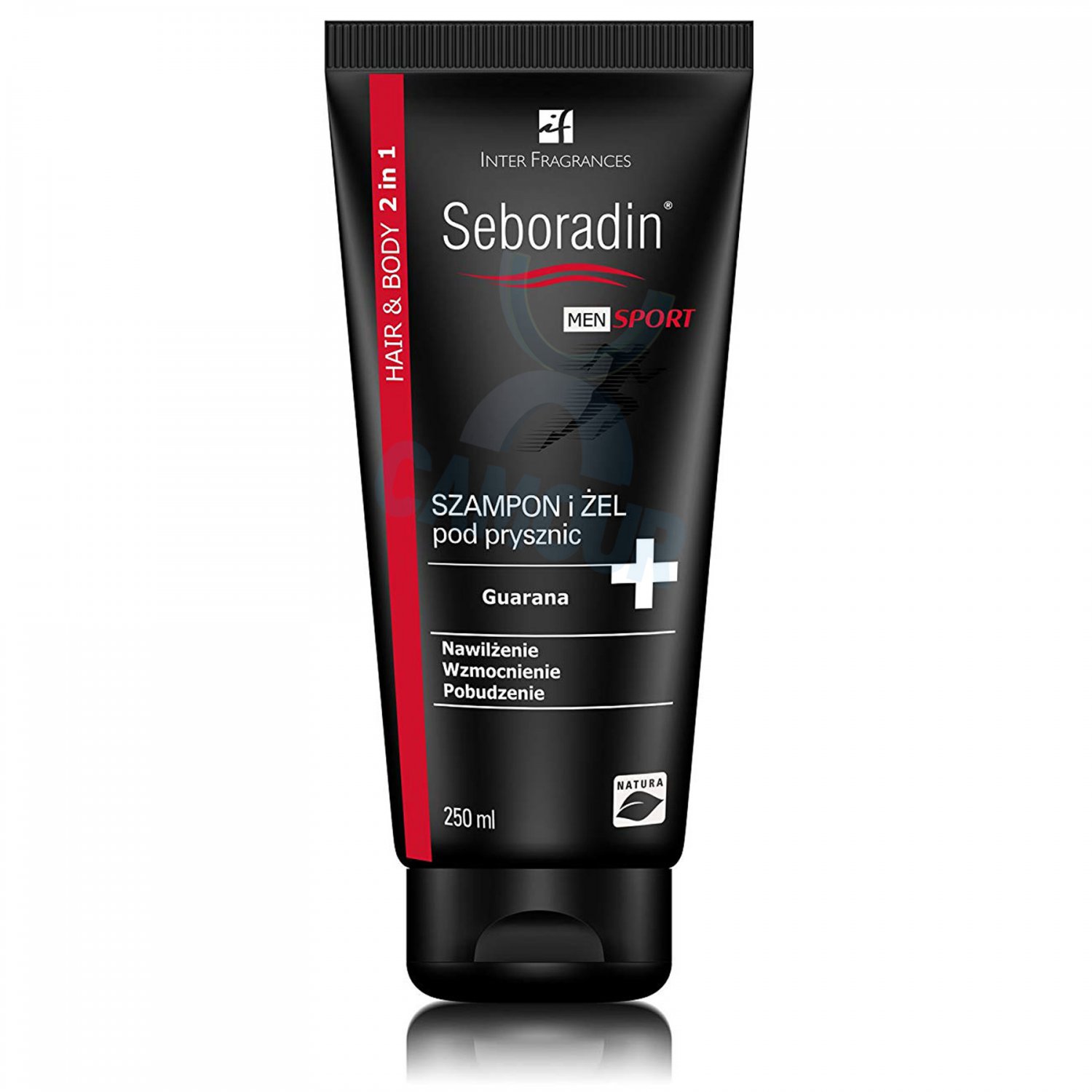 Seboradin Men Sport 2 in 1 Guarana Hair and Body Shampoo & Shower Gel 200ml