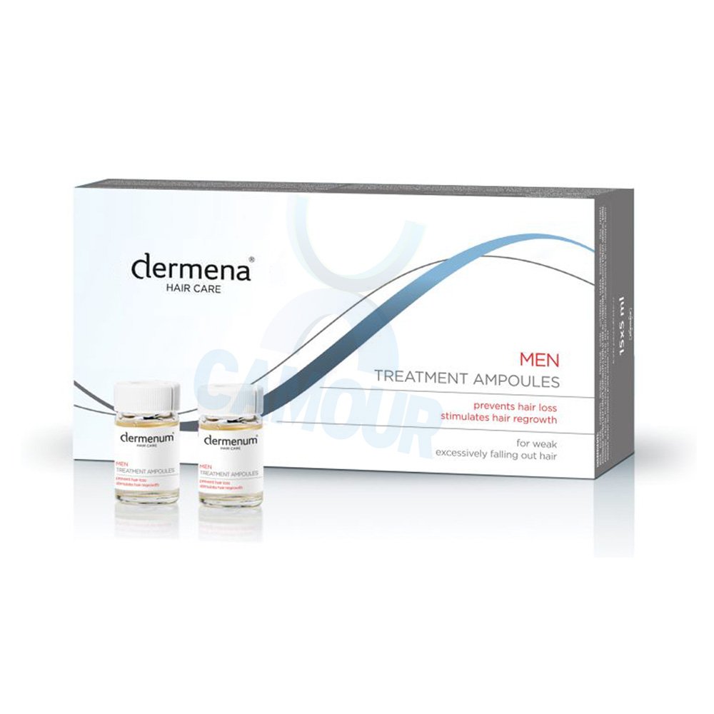 Dermena Men Anti Hair Loss Serum Treatment Growth Supplement Enhancer 15 x 5ml