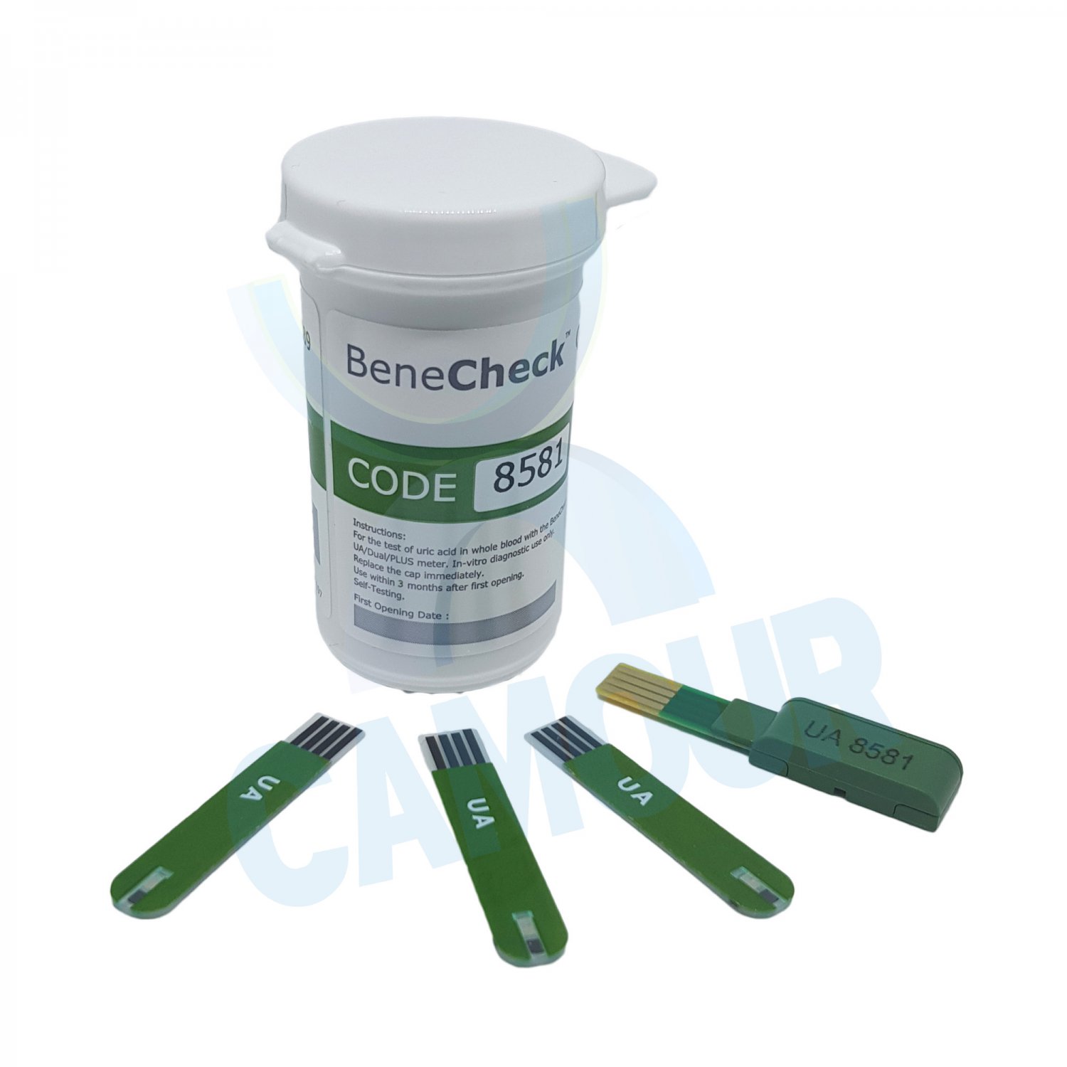 Benecheck Uric Acid Beneuri Strips Diagnostic Test Monitor Meter (Pack of 25)
