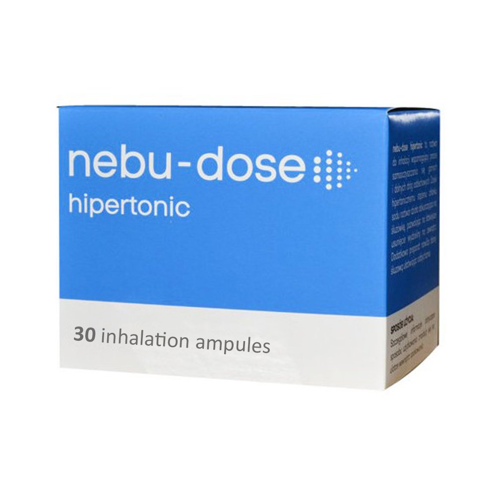 Nebu-Dose Hypertonic Inhalation Inhaler Fluid Saline Solution 30 x 5ml Ampules