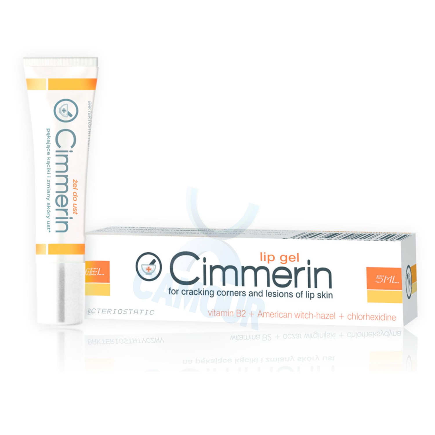 Cimmerin Gel Cold Dry Sores Cracked Split Lips Treatment Repair Vitamin B 5ml