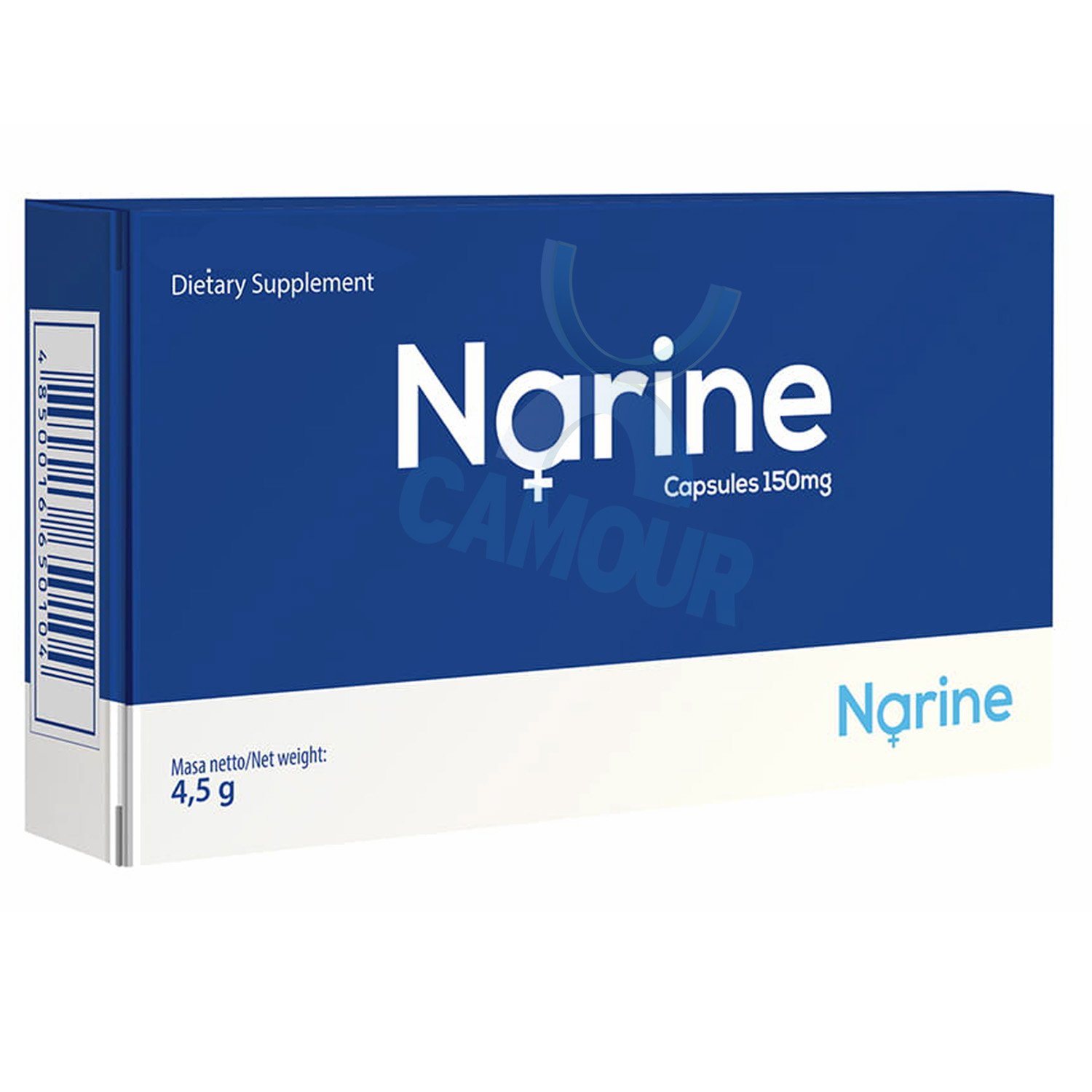 Narine Food Supplement Probiotic Lactobacillus Acidophilus Bacteria 30 Capsules