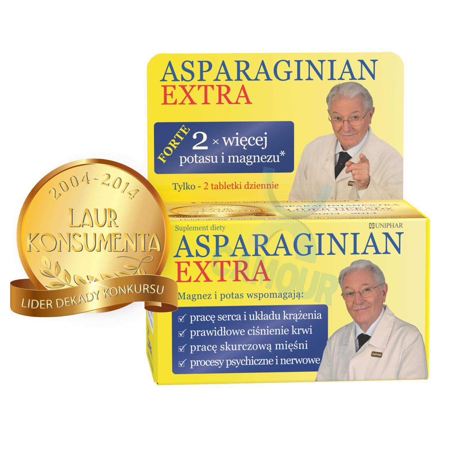 Asparaginian Extra Food Supplement Double Dose of Potassium & Magnesium 50 Tabs
