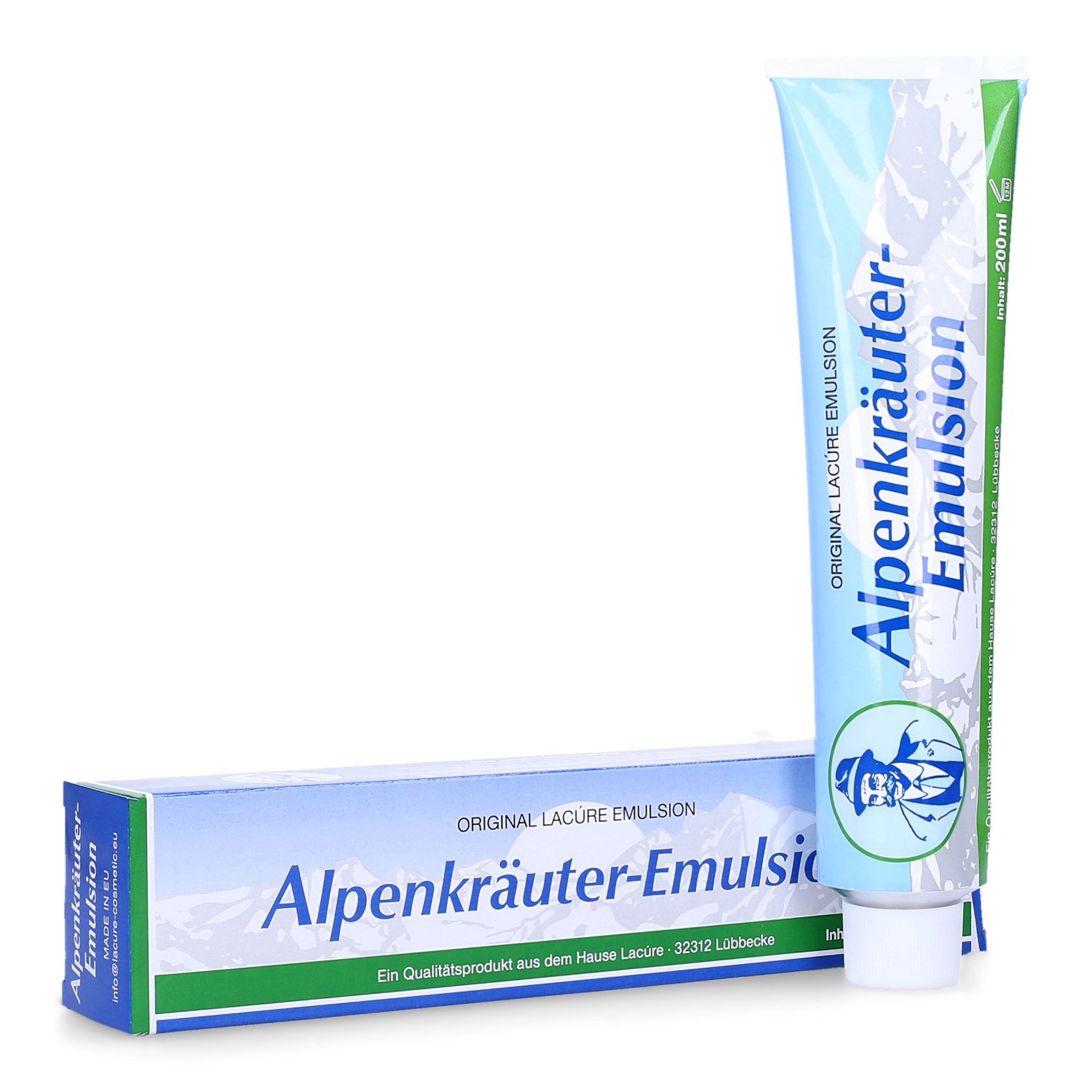 Lacure Alpenkrauter Emulsion Anti Inflammatory Skin Ointment Gel 200ml
