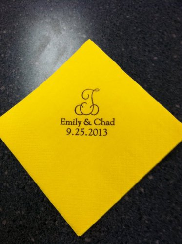 Monogram Personalized Napkins