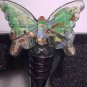 Ashley Nicole Handcrafted Art Glass Bar Wine Topper Bottle Stopper ButterFly NEW