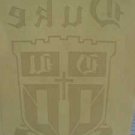Vintage DUKE University Academy Heat Hot Fix Iron-on Transfer LoGo LOOK LowShip