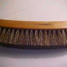 KIWI Rocker-Back Shoe Shine 100% Natural Horse Hair HardWood Polishing Brush NEW