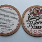 1 Leinenkugel's Hefeweizen Beer Bier Bar Coaster Can Mat Ale NOS NEW