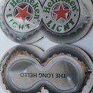 1 Heineken Light Beer Bier Bar Coaster Can Mats Large Die Cut Coaster NEW