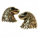 Star's Dazzle Eagle Head Stud Earrings