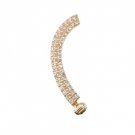 Star's Dazzle One Piece Ear Round Earrings