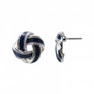 Star's Dazzle Tied Strap Style Stud Earrings