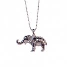 Star's Dazzle Elephant Pendant Necklace