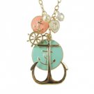 Star's Dazzle Pearl and Sailing Pendant Necklace