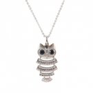 Star's Dazzle Owl Dangle Necklace
