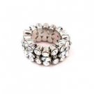 Star's Dazzle Chained Rhinestone Strectchable Ring