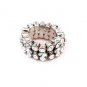 Star's Dazzle Chained Rhinestone Strectchable Ring