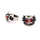 Star's Dazzle Ruby Eyed Owl Ring