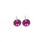 Made with Swarovski Elements Earrings Fuchsia - Buy 1 Get 1 Free