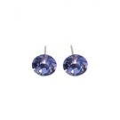 Made with Swarovski Elements Earrings Violet - Buy 1 Get 1 Free