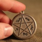 Supernatural Devil's Trap Silver Pendant Necklace - Sam & Dean Winchester