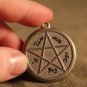 Supernatural Devil's Trap Silver Pendant Necklace - Sam & Dean Winchester