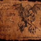 Ancient Cthulhu Scroll - Parchment of Lovecraftian Horror