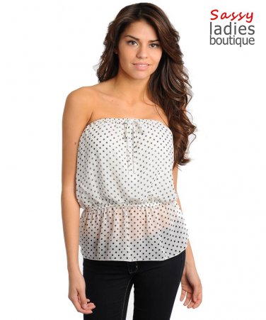 White Top with Dots (Small)