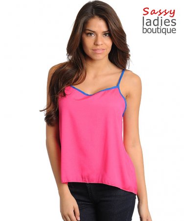 Pink with Blue Top (Large)
