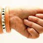 FASHION JEWELRY MULTI LINE BANGLE - Orange