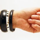 FASHION JEWELRY MULTI LINE BANGLE - Black
