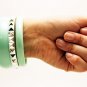 FASHION JEWELRY MULTI LINE BANGLE - Green